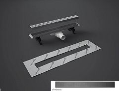 Душевой лоток Radaway 5L085S/5R085SB 850 Slim с основой под плитку 8-12 мм