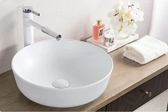 Накладная раковина BelBagno BB1315 41*41 белая