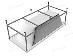 Каркас Relisan Eco Plus Темза 190х100 (приобретается в комплекте с ванной)
