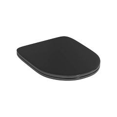 Крышка-сиденье Kerama Marazzi Pompei микролифт черная глянцевая Крышка-сиденье Kerama Marazzi Pompei микролифт черная глянцевая