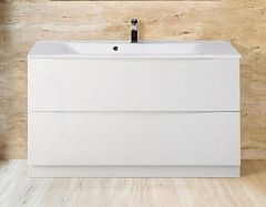 Тумба с раковиной BelBagno Marino 120 Bianco Lucido напольная