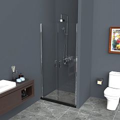 Душевая дверь в нишу BelBagno UNO-B-2-120-C-Cr 120*190 без поддона