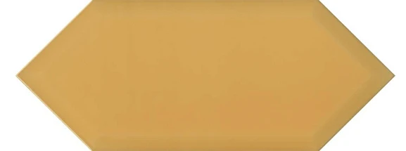 Керамическая плитка Kerama Marazzi Алмаш 35019 14*34 желтая глянцевая грань