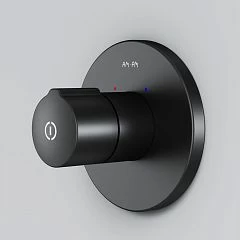 Смеситель AM.PM X-Joy TouchReel F85A65722 для душа скрытый монтаж черный матовый