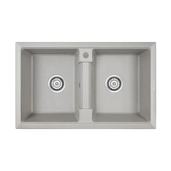 Кухонная мойка Paulmark Tandem PM238150-GR 81*50 серая