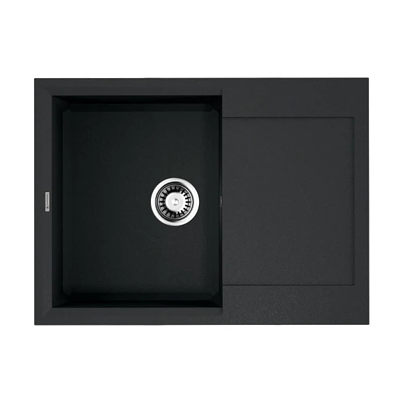 Кухонная мойка Omoikiri Sakaime 68*50 гранитная крошка черная с крылом