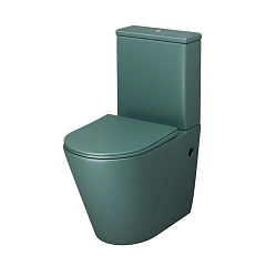 Унитаз-компакт Grossman Color GR-4480OLMS 36,5*62 зеленый матовый безободковый с крышкой-сиденьем микролифт Унитаз-компакт Grossman Color GR-4480OLMS 36,5*62 зеленый матовый безободковый с крышкой-сиденьем микролифт