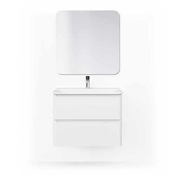 Комплект мебели Raval Welto 80 подвесной 2 ящика белый глянец