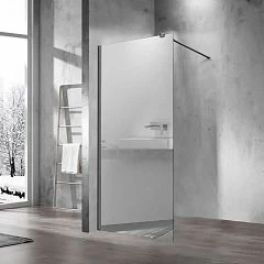 Стекло душевой перегородки Vincea Walk-In VSG-1W800MR 80*200 зеркальное