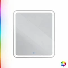 Зеркало Cezares Multicolore CZR-SPC-MC-700-800-RGB-TCH 70*80 со встроенной разноцветной подсветкой RGB