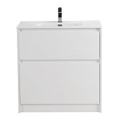 Тумба с раковиной BelBagno Kraft 39 80 напольная Bianco Opaco (раковина BB800/390ETL)