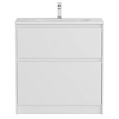 Тумба с раковиной BelBagno Kraft 39 80 напольная Bianco Opaco (раковина BB-8099-3-80)