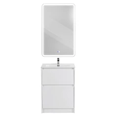 Комплект мебели BelBagno Kraft 39 50 напольный Bianco Opaco (раковина BB500/390ETL)