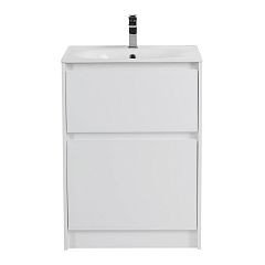 Тумба с раковиной BelBagno Kraft 60 напольная Bianco Opaco (раковина BB1923-600)