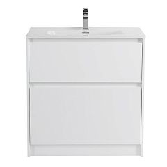 Тумба с раковиной BelBagno Kraft 80 напольная Bianco Opaco (раковина BB800ETL)