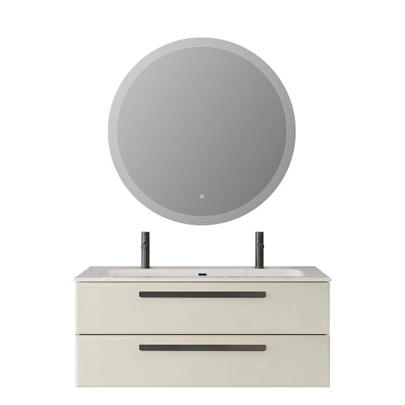 Комплект мебели Cezares Eco-Cer 120 Альпака Брашированная (раковина CZR-8073-120-1-2)