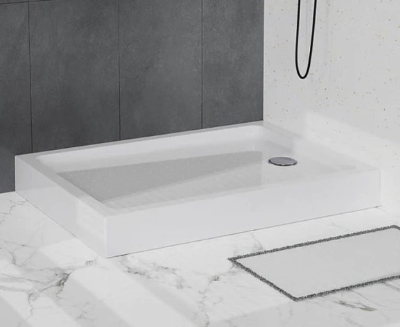 Душевой поддон BelBagno TRAY-BB-AH-120/100-15-W 120*100*15 с сифоном