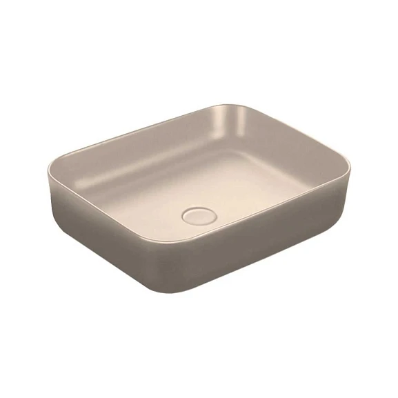 Накладная раковина Vincea VBS-105MC 50*39 капучино матовый