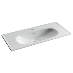 Встраиваемая раковина Ceramicanova Sabo 100,5*46 с отверстием под смеситель белый глянец Встраиваемая раковина Ceramicanova Sabo 100,5*46 с отверстием под смеситель белый глянец