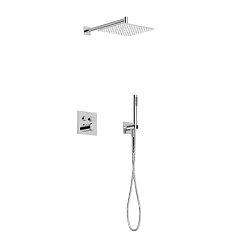 Душевой комплект Sancos Linn SC9022CH с термостатом скрытый монтаж хром Душевой комплект Sancos Linn SC9022CH с термостатом скрытый монтаж хром