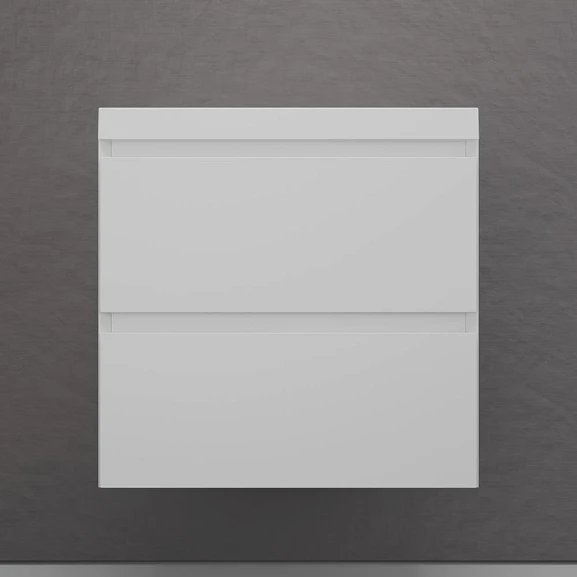 Тумба с раковиной Style Line Манхэттен 60 подвесная белая матовая