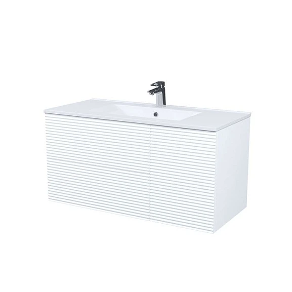 Тумба с раковиной Iddis Bild 100 белая