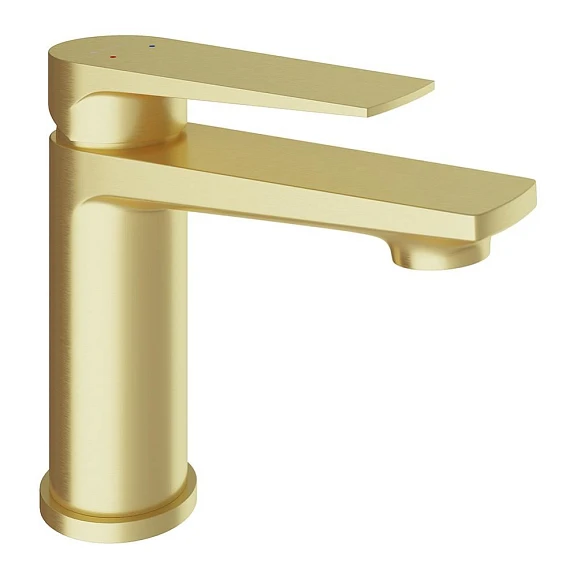Смеситель Aqueduto Linha LIN0250 для раковины шлифованное золото