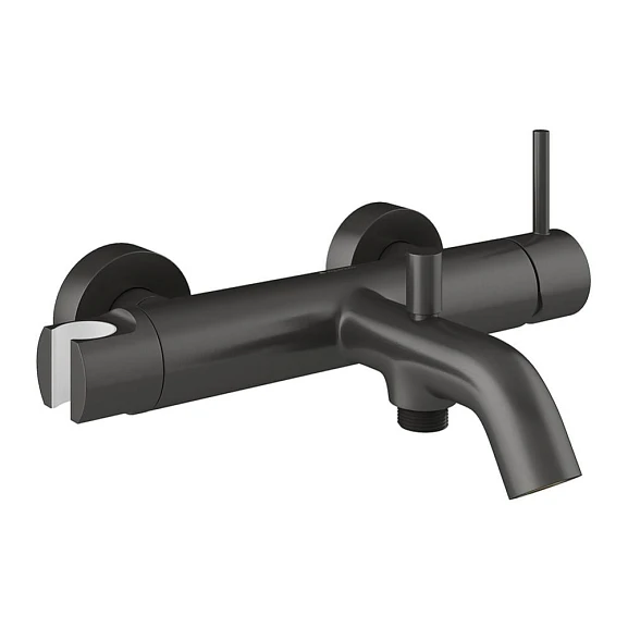 Смеситель Aqueduto Cano CAN0645 для ванны и душа без душевых аксессуаров оружейная сталь