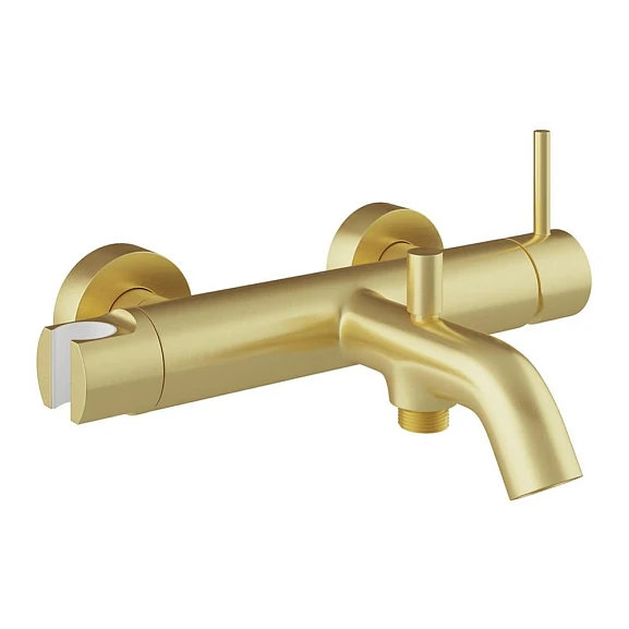 Смеситель Aqueduto Cano CAN0650 для ванны и душа без душевых аксессуаров шлифованное золото