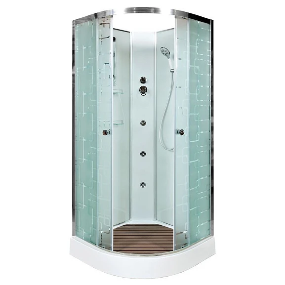 Душевая кабина AvaCan EM1580N 80х80х210 с гидромассажем без крыши