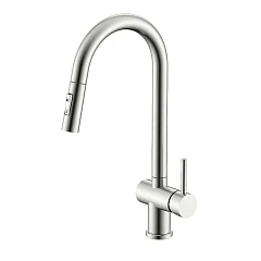 Смеситель Splenka S204.49.05 для кухни с выдвижным изливом сатин Смеситель Splenka S204.49.05 для кухни с выдвижным изливом сатин
