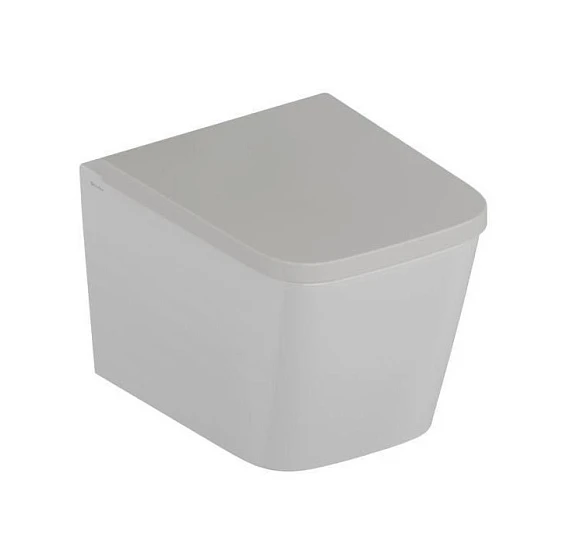 Подвесной унитаз Knotlor Gravity WC50WG 35,5*50,5 безободковый с крышкой-сиденьем микролифт