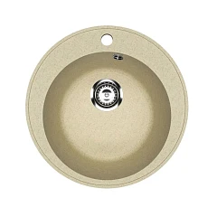Кухонная мойка Uperwood ECON UPD-405 47х47 бежевая матовая Кухонная мойка Uperwood ECON UPD-405 47х47 бежевая матовая