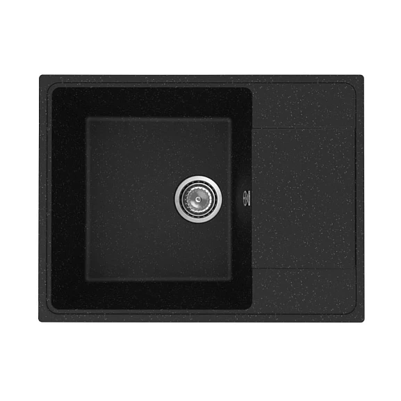 Кухонная мойка Uperwood ECON UPD-202 65х49,5 черная матовая