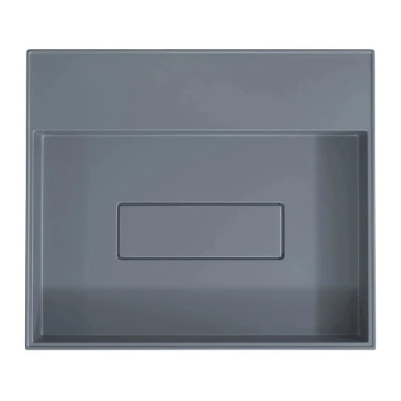 Накладная раковина Uperwood Tanos Quartz 50*42,5 без отверстия бетон