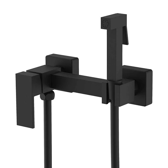 Гигиенический душ со смесителем Splenka S98.51.06 черный матовый