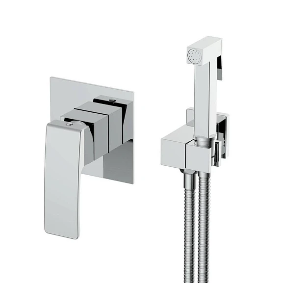 Гигиенический душ со смесителем Raglo R01.53 скрытый монтаж хром