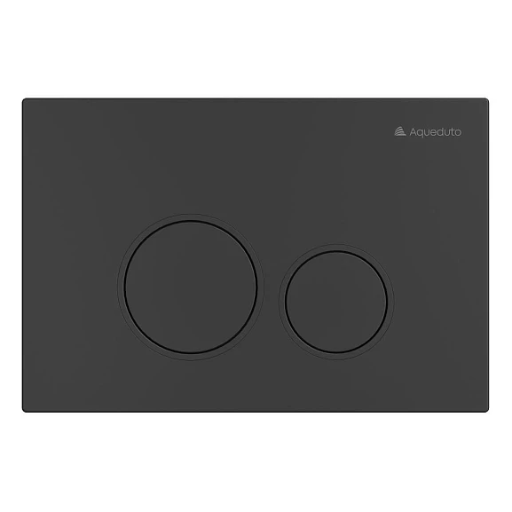 Клавиша смыва Aqueduto Circulo CIR0140 черная матовая