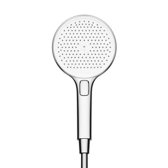 Душевая лейка Sancos Nok round SC6001CH-W 3 режима хром/белый