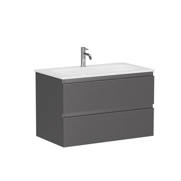 Тумба под раковину Sancos Folk 80 Grey soft