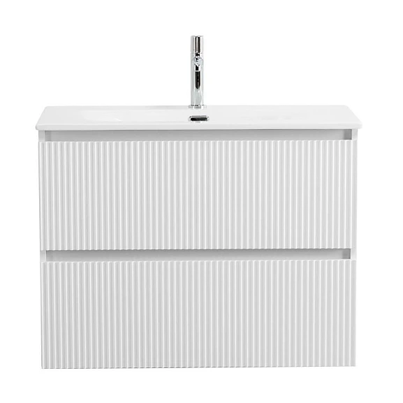 Тумба под раковину BelBagno Uno 80 Bianco Opaco с двумя ящиками