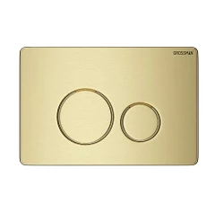 Клавиша смыва Grossman Style 700.K31.05.32M.32M брашированное золото Клавиша смыва Grossman Style 700.K31.05.32M.32M брашированное золото
