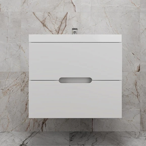 Тумба под раковину Style Line Матис 70 белая матовая