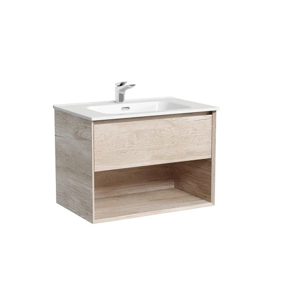 Тумба с раковиной Sancos Marmi 1.0 70 дуб галифакс натуральный