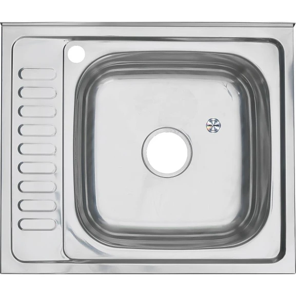 Кухонная мойка Melana 60*50*18 накладная прямоугольная с сифоном R