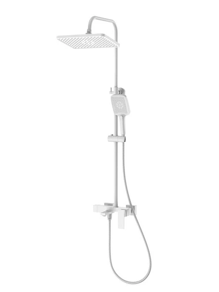 Душевая стойка Rush Thira TR3635-50White с изливом белая матовая