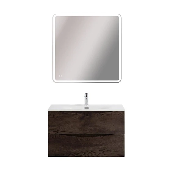 Комплект мебели BelBagno Marino-Cer-Mini 80 Rovere Nature Grigio