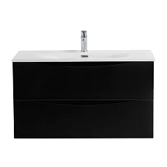 Тумба под раковину BelBagno Marino-Cer-N 90 Nero Lucido