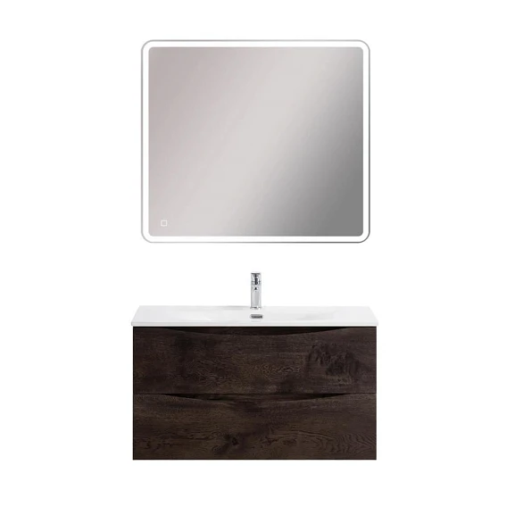 Комплект мебели BelBagno Marino-Cer-N 90 Rovere Nature Grigio