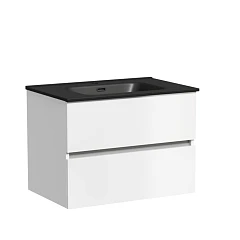 Тумба с раковиной Sancos Urban 70 белый глянец (раковина Element CN7007MB черная матовая) Тумба с раковиной Sancos Urban 70 белый глянец (раковина Element CN7007MB черная матовая)